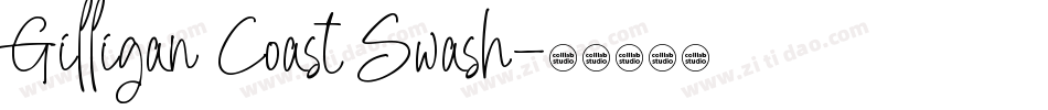 Gilligan Coast Swash字体转换